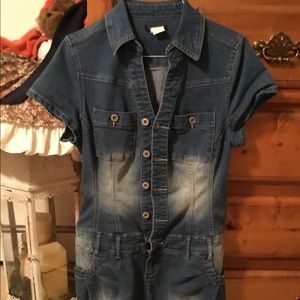 Venus Jean skirt romper